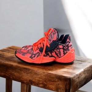 Adidas Harden Vol 4 Orange Basketball Sneakers Shoes EF9944 Size 6
